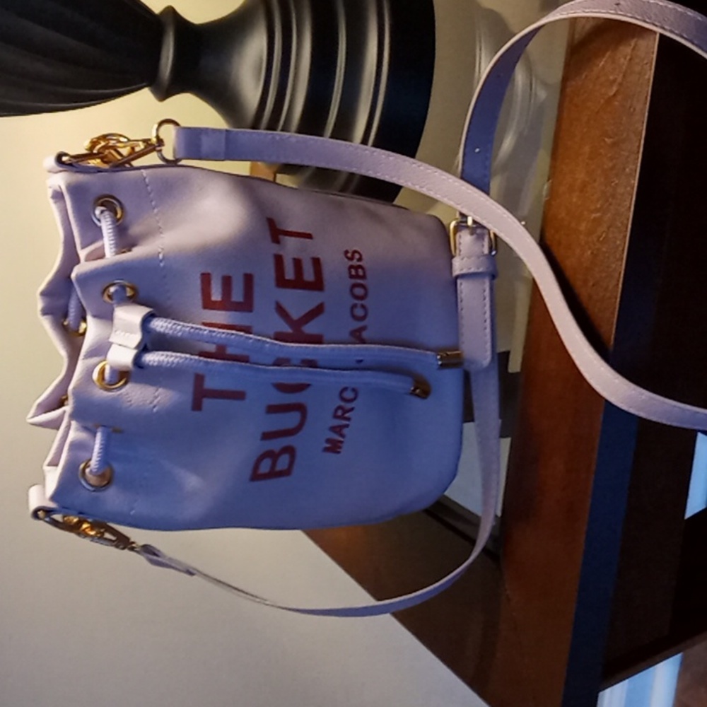 Lilac bucket purse